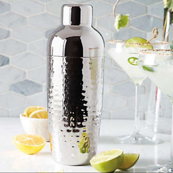 Bed Bath & Beyond Other - Hammered Stainless Steel Cocktail Shaker NWT